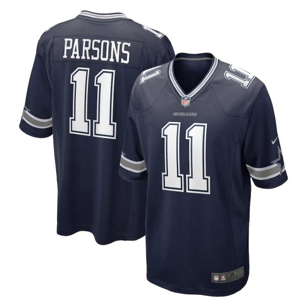 Dallas Cowboys #11 Micah Parsons Navy Game Replica Stitched American Football Player Jerseys