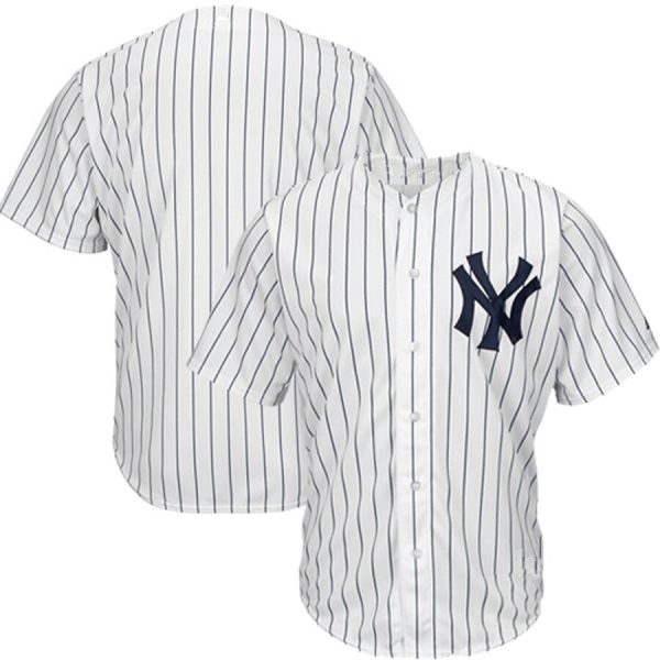 Personalized Custom New York Yankees White Home Baseball Jerseys