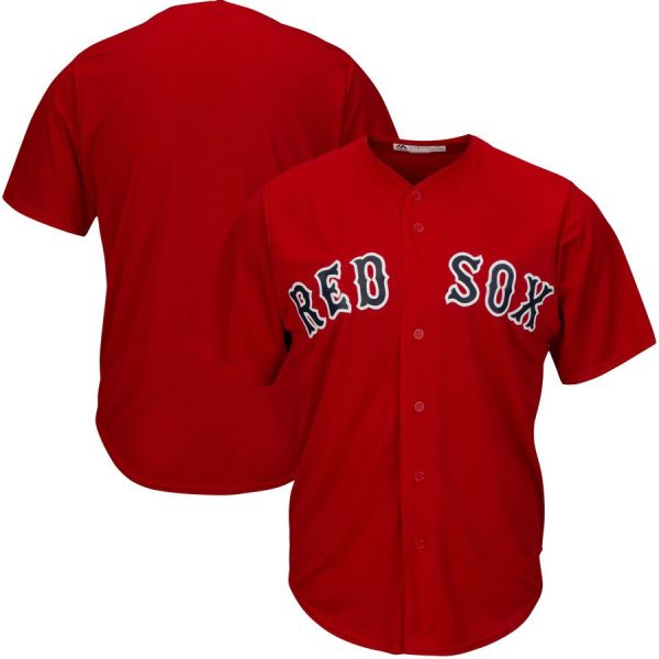 Jersey Custom Boston Red Sox Red Replica Baseball Player Jerseys