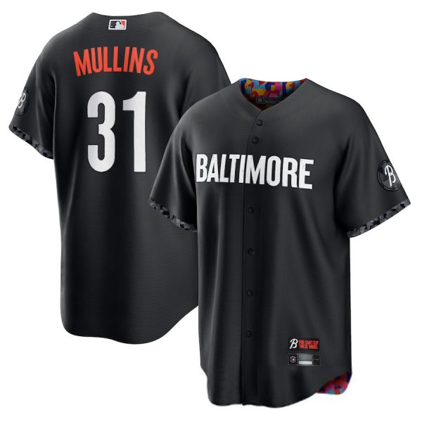 Baltimore Orioles #31 Cedric Mullins 2023 City Black Replica Baseball Jersey