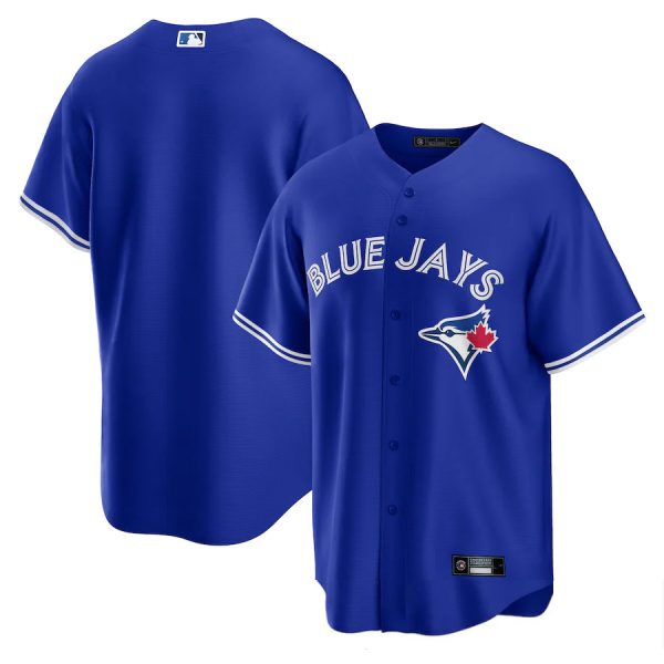 Blue Jays Blank Royal Alternate Replica Baseball Player Jerseys