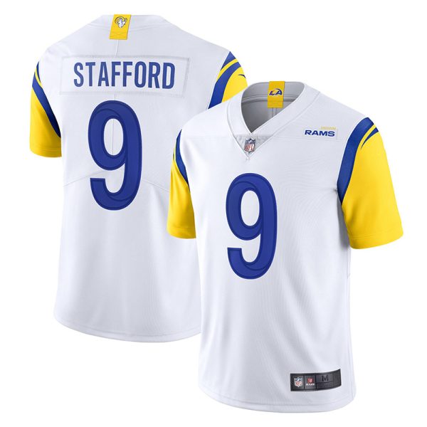 Los Angeles Rams #9 Matthew Stafford White Game Replica Stitched American Football Player Jerseys