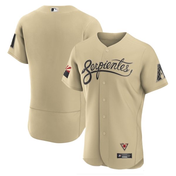 Arizona Diamondbacks Replica City Authentic Jersey - Beige Stitches Baseball Jerseys