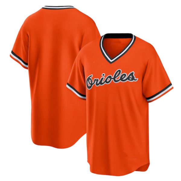 Baltimore Orioles Orange Alternate Cooperstown Collection Replica Team Baseball Jerseys