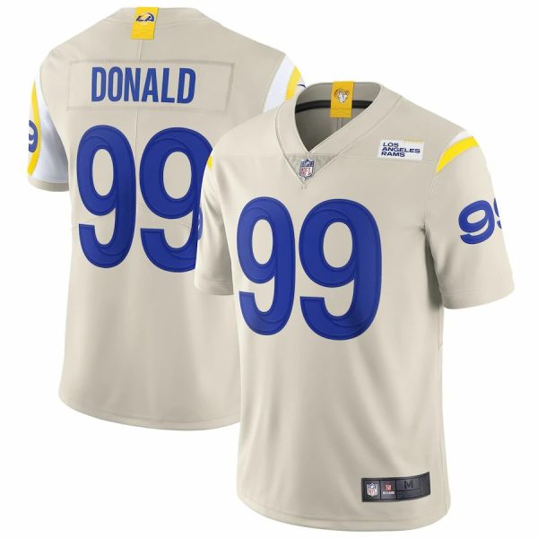 Los Angeles Rams #99 Aaron Donald Beige Game Replica Stitched American Football Player Jerseys