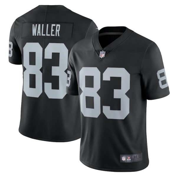 Las Vegas Raiders #83 Darren Waller Black Game Replica Stitched American Football Player Jerseys