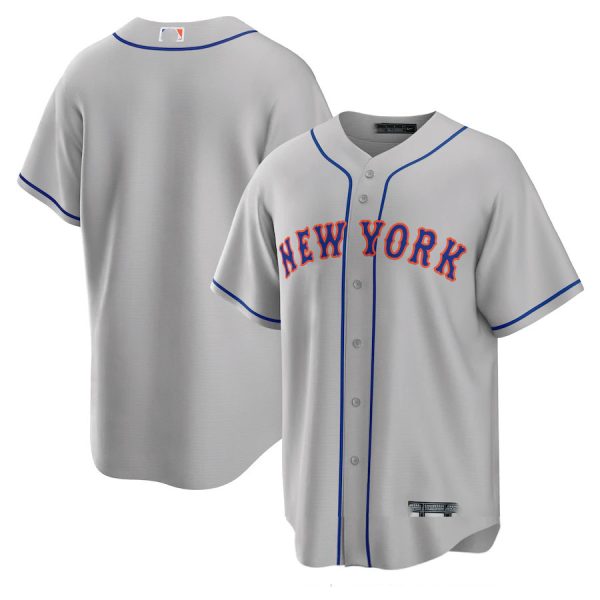 New York Mets Gray Blank Replica Baseball Jerseys