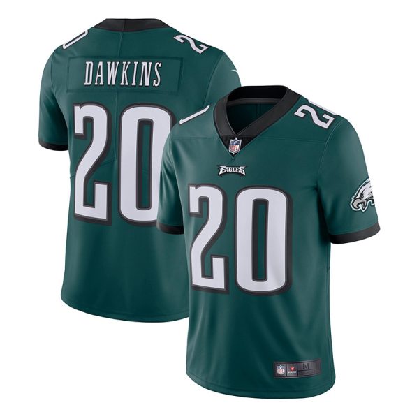 Philadelphia Eagles #20 Brian Dawkins Green Game Replica Stitched American Football Player Jerseys