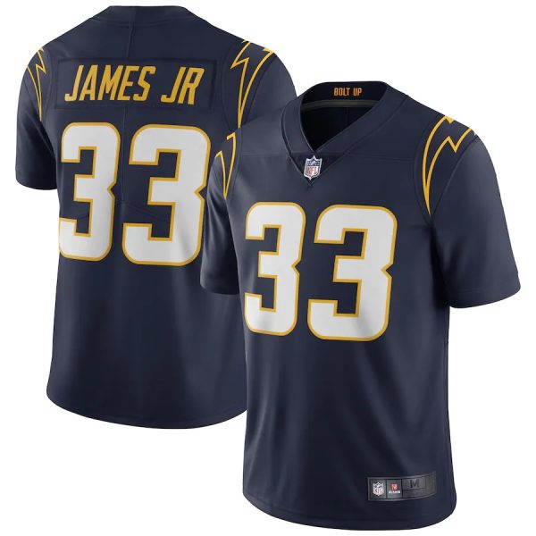 Los Angeles Chargers #33 Derwin James Navy Game Replica Stitched American Football Player Jerseys