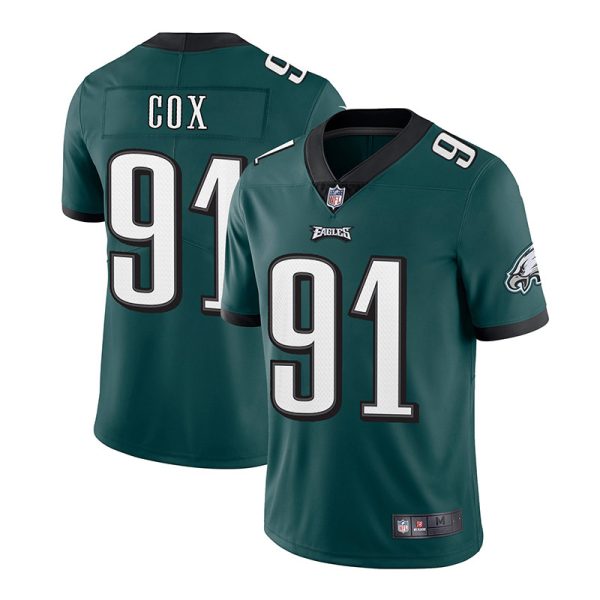 Philadelphia Eagles #91 Fletcher Cox Green Game Replica Stitched American Football Player Jerseys