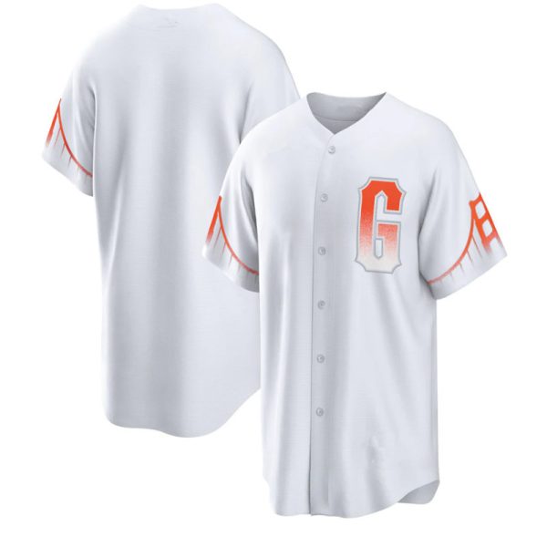 San Francisco Giants Blank White City Replica Baseball Player Jerseys