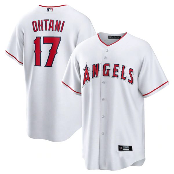 Los Angeles Angels #17 Shohei Ohtani White Replica Baseball Player Jerseys