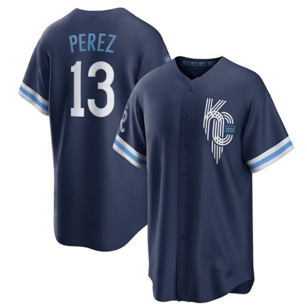 Kansas City Royals #13 Salvador Perez 2022 City Replica Baseball Player Jerseys