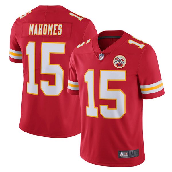 Kansas City Chiefs #15 Patrick Mahomes Red Game Replica Stitched American Football Player Jerseys