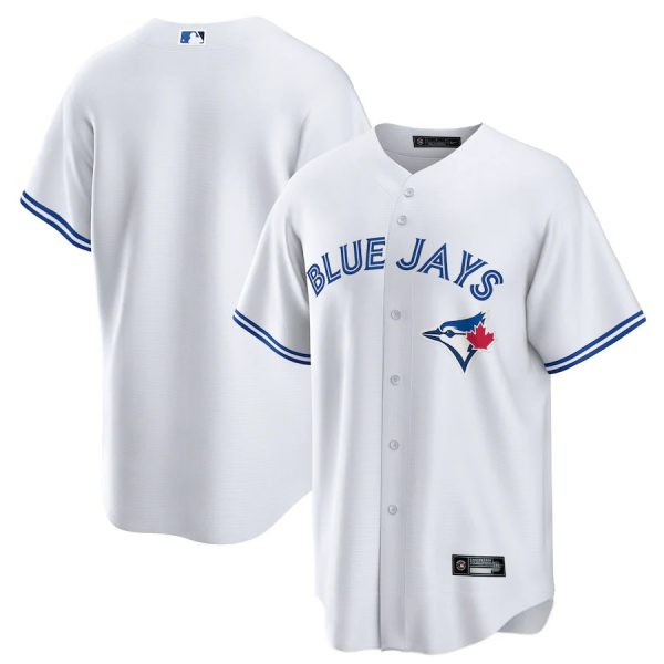 Blue Jays Blank White Home Replica Baseball Player Jerseys