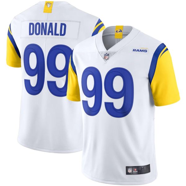 Los Angeles Rams #99 Aaron Donald White Game Replica Stitched American Football Player Jerseys