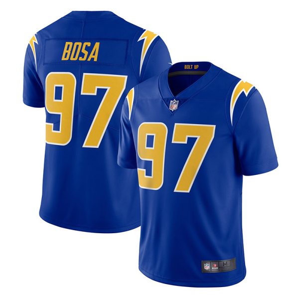 Los Angeles Chargers #97 Joey Bosa Royal Game Replica Stitched American Football Player Jerseys