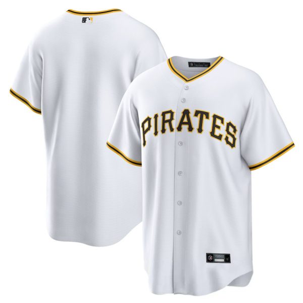 Pittsburgh Pirates Blank White Home Replica Baseball Jerseys