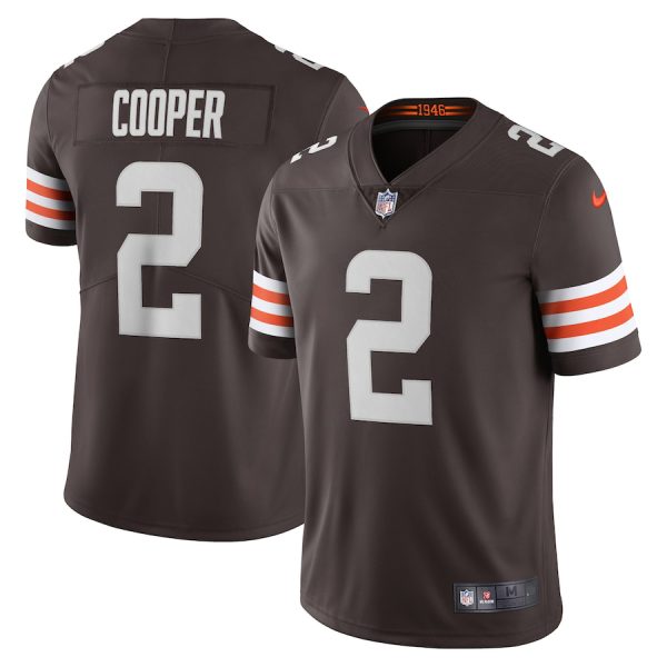 Cleveland Browns #2 Amari Cooper Brown Game Replica Stitched American Football Player Jerseys