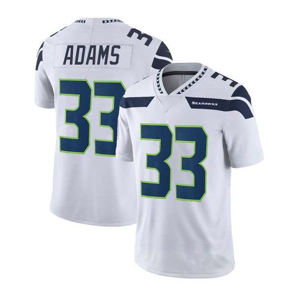 Seattle Seahawks #33 Jamal Adams White Replica Stitched American Football Game Jerseys