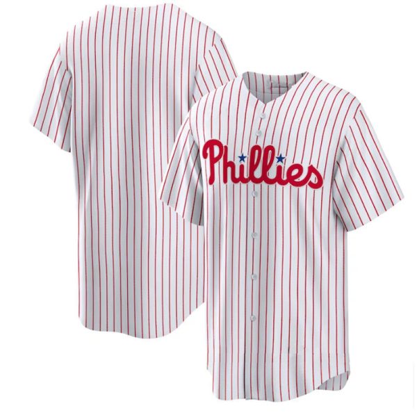 Philadelphia Phillies White 2022 World Series Home Replica Team Baseball Jerseys