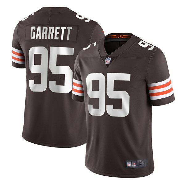 Cleveland Browns #95 Myles Garrett Brown Game Replica Stitched American Football Player Jerseys