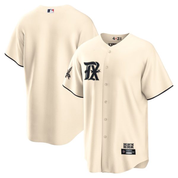 Custom Texas Rangers 2023 City Cream Replica Baseball Player Jerseys