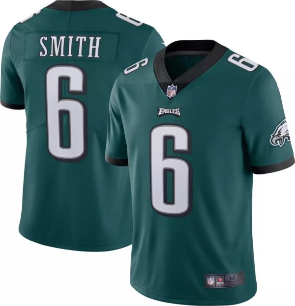 Philadelphia Eagles #6 DeVonta Smith Green Game Replica Stitched American Football Player Jerseys