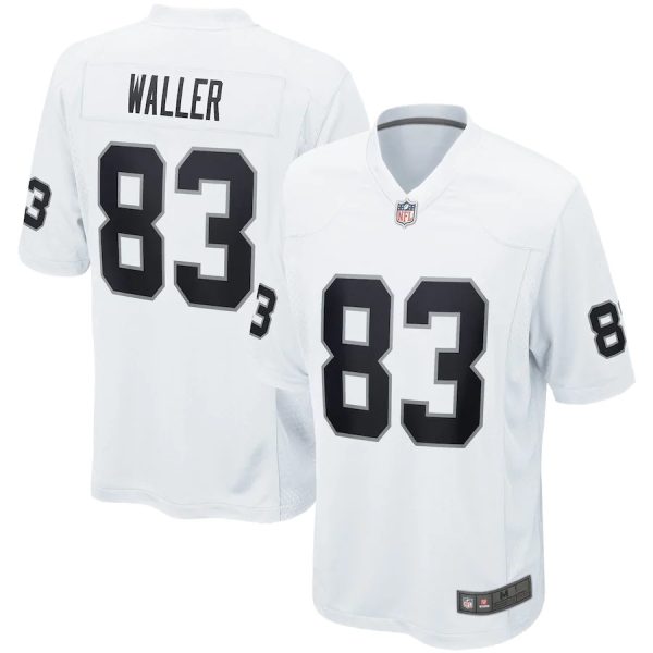 Las Vegas Raiders #83 Darren Waller White Game Replica Stitched American Football Player Jerseys