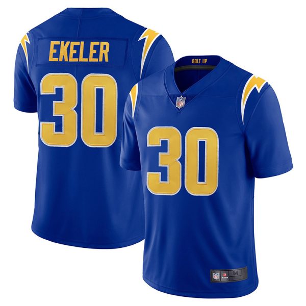 Los Angeles Chargers #30 Austin Ekeler Royal Game Replica Stitched American Football Player Jerseys