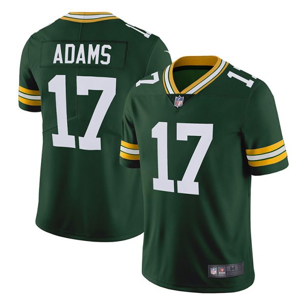 Green Bay Packers #17 Davante Adams Green Game Replica Stitched American Football Player Jerseys