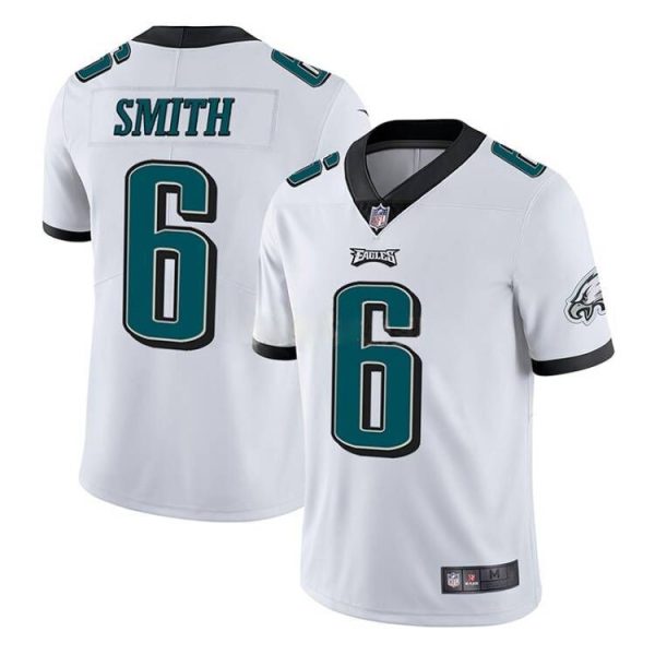 Philadelphia Eagles #6 DeVonta Smith White Game Replica Stitched American Football Player Jerseys