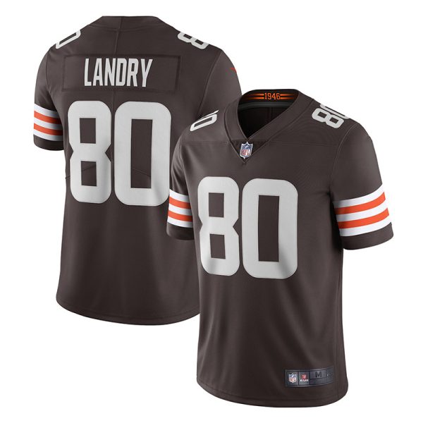 Cleveland Browns #80 Jarvis Landry Brown Game Replica Stitched American Football Player Jerseys