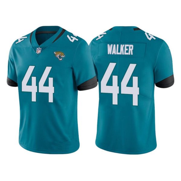 Jacksonville Jaguars #44 Travon Walker Teal Replica American Football Player Jerseys