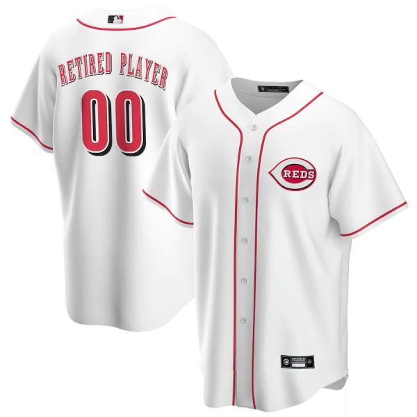 Custom Cincinnati Reds White Home Replica Player Baseball Jerseys