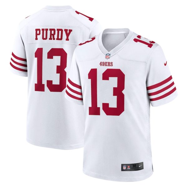 San Francisco 49ers #13 Brock Purd White Game Replica Stitched American Football Player Jerseys