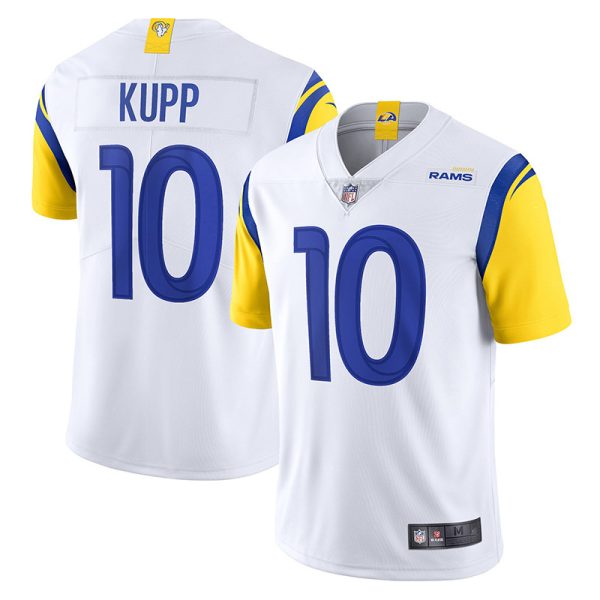 Los Angeles Rams #10 Cooper Kupp White Game Replica Stitched American Football Player Jerseys